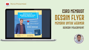 2 cara membuat desain brosur yang menarik. Cara Membuat Flyer Webinar Atau Seminar Online Yang Keren Dan Menarik Menggunakan Powrpoint Rona Presentasi