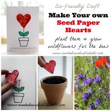 Place squares of cheesecloth into the embroidery hoop. Sun Hats Wellie Boots Diy Seed Paper Hearts Plant Grow Wildflowers For The Bees