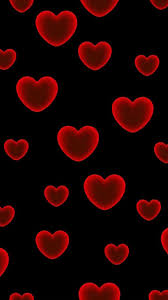 Black And Red Heart Background Pin On Red And Black
