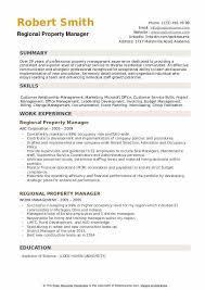 Download our free resume templates. Regional Property Manager Resume Samples Qwikresume
