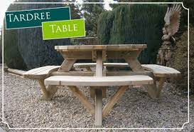 Wooden table & 4 chairs plus bench for sale used but still good condition asking for £300 ono. Beer Garden Furniture Rea Sawmills