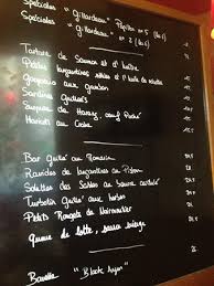 L'application « la marée de passy » vous offre la possibilité de consulter les prestations proposées ainsi que toutes les infos du restaurant (menu, tarifs, réservation, avis…) mais aussi de recevoir nos dernières news ou flyers sous forme de notifications push. Menyu Na Grifelnoj Doske Picture Of La Maree Passy Paris Tripadvisor