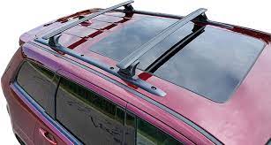 Jeep grand cherokee 2017, roof rack system by id select®. Amazon Com Brightlines Roof Rack Crossbars Compatible With 2011 2021 Jeep Grand Cherokee Altitude Srt With Roof Black Moldings Black Automotive