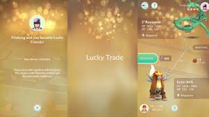 If you have less than ten pokemon go lucky pokemon, any trade of a pokemon that's been in your possession since july or august 2016 will be guaranteed to be a lucky pokemon. How To Get Lucky Friend Lucky Trade In Pokemon Go For A Guaranted Lucky Pokemon ç²¾éå¯¶å¯å¤¢go Youtube