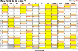 Kalender 2021 kostenlos downloaden und ausdrucken. Kalender 2013 Bayern Ferien Feiertage Pdf Vorlagen