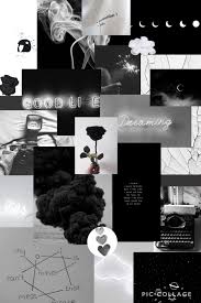 Aesthetic Wallpaper Collage Aesthetic Wallpaper Black And White Pictures Collage Blackandwhite Aesthetic Pretty Wallpaper Iphone Cute Black Wallpaper Black Aesthetic Wallpaper