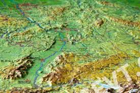 Německo je svou rozlohou 357 021 kilometrů čtverečních 4,5krát větší než česká republika. Nemecko Plasticka Reliefni Mapa 60 X 80 Cm Sevt Cz
