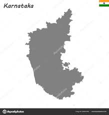 Mosaic karnataka state map isolated on a white background. Jungle Maps Map Of Karnataka India