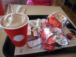Vanilla frosty, while a jr. Small Chocolate Frosty And 2 Cheeseburgers Picture Of Wendy S Statesville Tripadvisor
