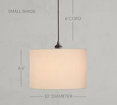 Maybe you would like to learn more about one of these? Linen Drum Shade Cord Pendant Pottery Barn