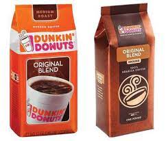 They both serve breakfast, selling donuts and coffee, with one difference: Different Packaging For Dunkin Donuts Original Coffee