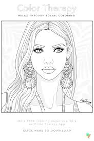 Welcome to hexcolor.co image to colors palette generator! Color Therapy Gift Of The Day Free Coloring Template Coloring Book Art Coloring Pages Color Therapy
