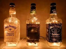 Recycle And Decorate With Liquor Bottles Bottle Lights Jack Daniels Bottle Jack Daniels