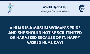 Treat your wife the way you want your daughter to be treated. World Hijab Day 65 Messages Quotes And Greetings