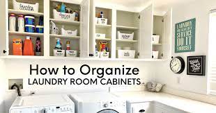 My laundry room is teeny tiny.itty bitty.okay, it's not a room, it's a closet. How To Organize Your Laundry Room Cabinets From 30daysblog