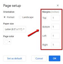 Using google docs, change margins easily. Resume Margins Standard Size For Proper Dimensions