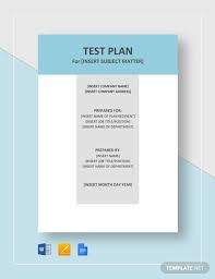 Transparent inkjet film labels 210 x 297 mm. 14 Simple Test Plan Templates Word Pdf Free Premium Templates