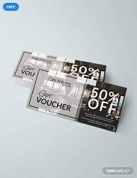 a sophisticated and elegant gift voucher that you can download for free this template is easy to edit and gift voucher design voucher design gift card design