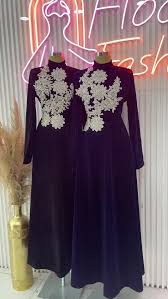 فستان مخمل ملكي… فخامة تليق بذوقك الراقي 👑✨ من فطوم فاشن، الأناقة إلها  عنوان❤️👗