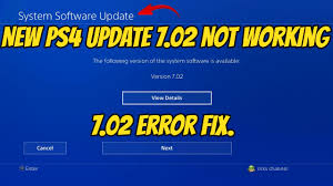 Ps4 New Update 7 02 Not Updating How To Fix Youtube