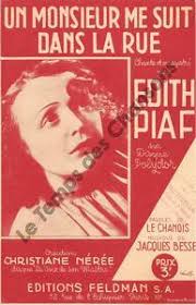 Partition de la chanson : Monsieur me suit dans la rue (Un) Tampon