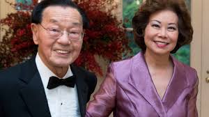 Who is Elaine Chao's father James S. C. Chao?