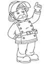 12 bilder von deiner lieblingsfigur. Feuerwehrmann Sam Ausmalbild Feuerwehrmann Sam 1