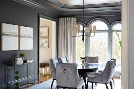 Check spelling or type a new query. Modern Dining Room With Charcoal Gray And Metallic Accents Hgtv