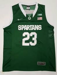23 went up to the rafters, the highest honor a college basketball program can bestow. Draymond Green Autographed Michigan State College Jersey Xl Witnessed Jsa 1908924994