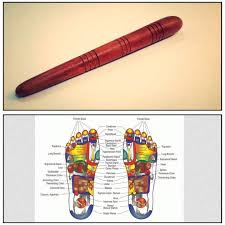 Us 18 94 25 Off Reflexology Health Thai Foot Massage Wooden Stick Tool With Chart Free Ship In Massage Relaxation From Beauty Health On