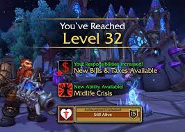 World Of Warcraft Level Up Birthday Card Digital World Of Warcraft Warcraft Funny Level Up Birthday