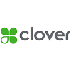 Clover flower in a modern technical style, new technologies in medicine.you can also see the silhouettes of people.suitable for modern company will help its. 1