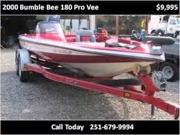 It rides quite well for a lighter boat. 2000 Bumble Bee 180 Pro Vee Used Cars Satsuma Al Youtube