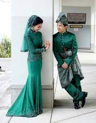 Zamrud kolombia unik karena menunjukkan kekurangan zat besi. Hijau Zamrud Muslim Wedding Dresses Nikah Dress Malay Wedding Dress