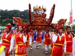 Tương truyền, vua hùng vương thứ 6 mở hội thi kén người tài để chọn người kế vị. Bá»©c Tranh Toan Cáº£nh Vá» Giá»— Tá»• Hung VÆ°Æ¡ng Lá»… Há»™i Ä'á»n Hung 2015 VÄƒn Hoa Vietnam Vietnamplus