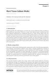 The wide diversity in the morphological features of the plant body has been discussed above. Https Cdn Intechopen Com Pdfs 40181 Intech Plant Tissue Culture Media Pdf