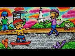 Ragam hias gmerupakan salah satu bentuk karya seni rupa yang sudah berkembang sejak zaman prasejarah. Cara Menggambar Dan Mewarnai Tema Tugu Monas Kota Jakarta Youtube Art Drawings For Kids Animal Art Projects Animal Art