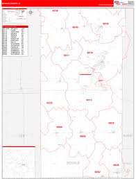 Zip code in 1 easy to use database. Dekalb County Il Zip Code Wall Map Red Line Style By Marketmaps