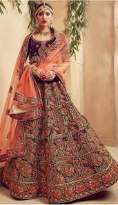 Purple Color Velvet Heavy Designer Wedding Lehenga Choli 377045045 Baju Pengantin Lehenga Choli Pengantin India