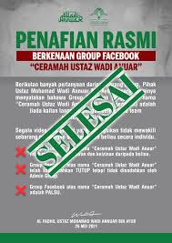 Posted by ustaz wadi on saturday 24 october 2009 labels. Ceramah Ustaz Wadi Annuar Official Group Facebook