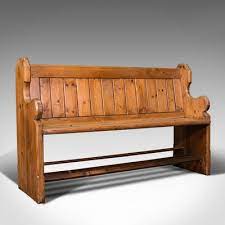 Nothing is ever understated in these settings, with. Antique Victorian English Bench Or Pew In Pine 1900s For Sale At Pamono