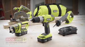 Battery life is great, light weight, good quality and value nice starter kit may want to consider a larger circular if you do big. 18 Volt Lithium Ion Cordless Super Combo Kit Ryobi One 4 Piece Home Garden Tools Workshop Equipment