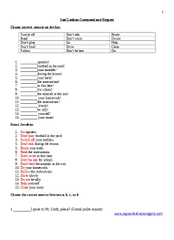 Permintaan ini dapat berupa … Soal Latihan Command And Request