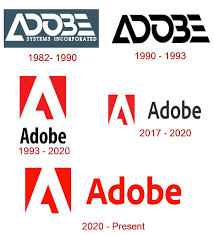 Vector logos for free, brand logo, company logo. Adobe Logo And The History Of The Business Logomyway