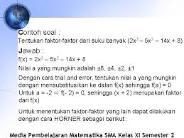 Check spelling or type a new query. Media Pembelajaran Matematika Sma Kelas Xi Semester 2