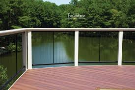 You can display your deck railing patterns vertically or horizontally, use a number of materials, and choose from a variety of designs. Front Balcony Steel Railing Design With Glass Novocom Top