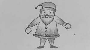 Kids and beginners alike can now draw a great looking penguin. Santa Claus Drawing Easy How To Draw Santa Claus Christmas Drawing Pencil Drawing For Kids Youtube