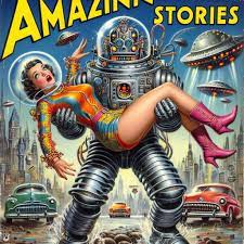 Amazing Stories: The Robot's Bride : r/imagecreator