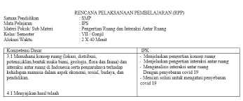 Buku siswa ips, kelas vii, puskurbuk 2013 buku guru. Rpp Adaptif Ips Kelas 7 Semester Ganjil Kurikulum 2013 1 Lembar Mgmp Ips Indramayu
