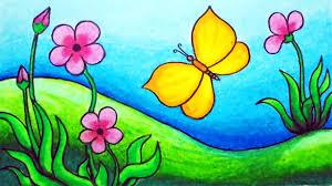 Check spelling or type a new query. How To Draw Butterfly Scenery Step By Step Easy Butterfly In The Garden Scenery Drawing Youtube